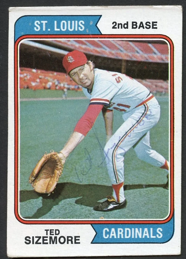 Ted Sizemore #209 signed autograph auto 1974 Topps Baseball Trading Card