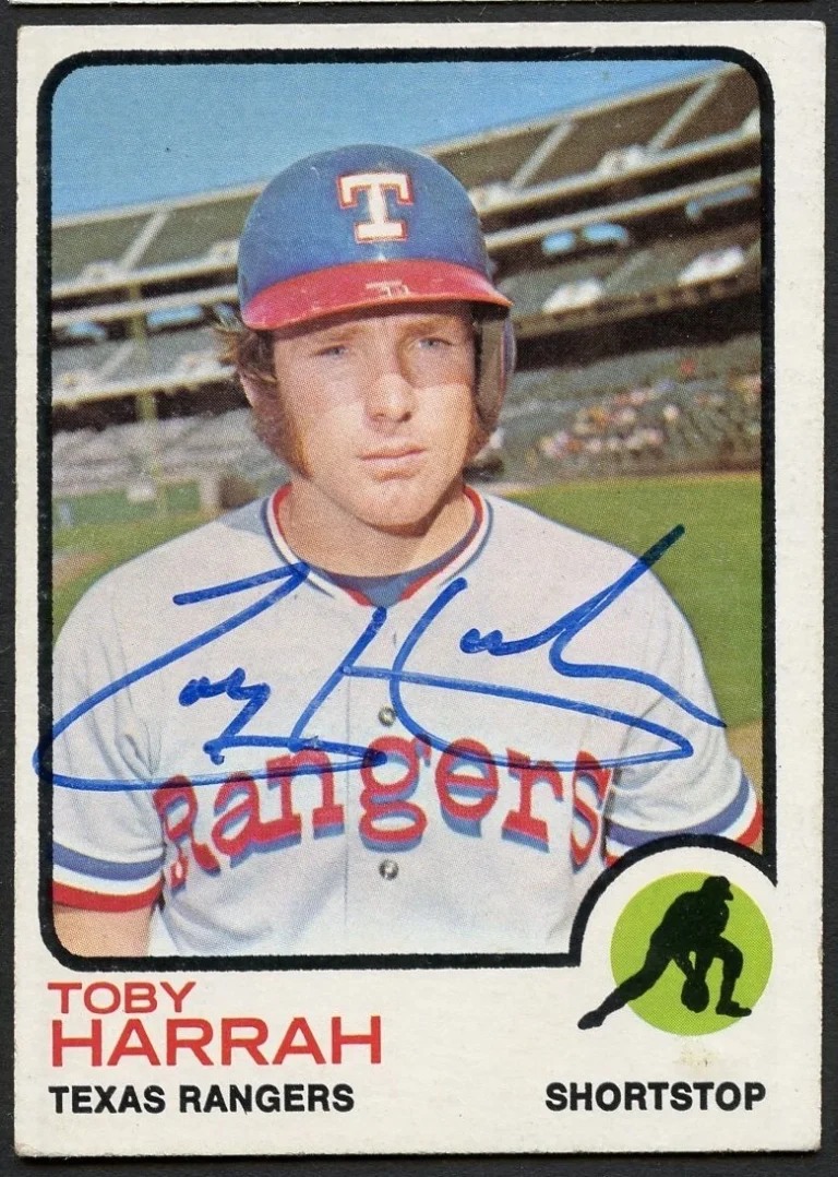 Toby Harrah #216 signed autograph auto 1973 Topps Baseball Trading Card
