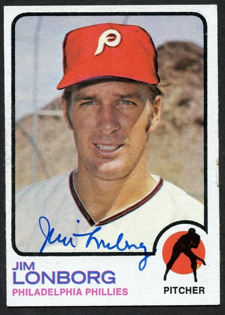 Jim Lonborg #3signed autograph auto 1973 Topps Baseball Trading Card
