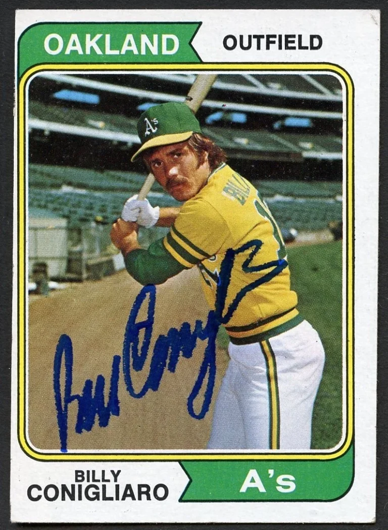 Bill Conigliaro #545 signed autograph auto 1974 Topps Baseball Trading Card