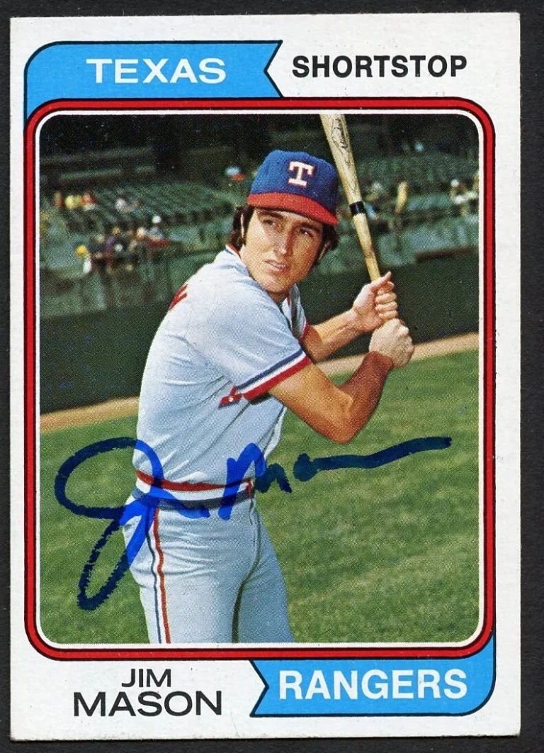 Jim Mason #618 signed autograph auto 1974 Topps Baseball Trading Card