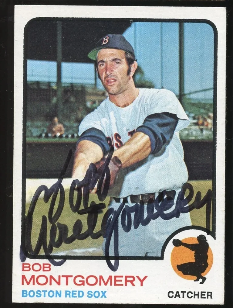 Bob Montgomery #491 signed autograph auto 1973 Topps Baseball Trading Card