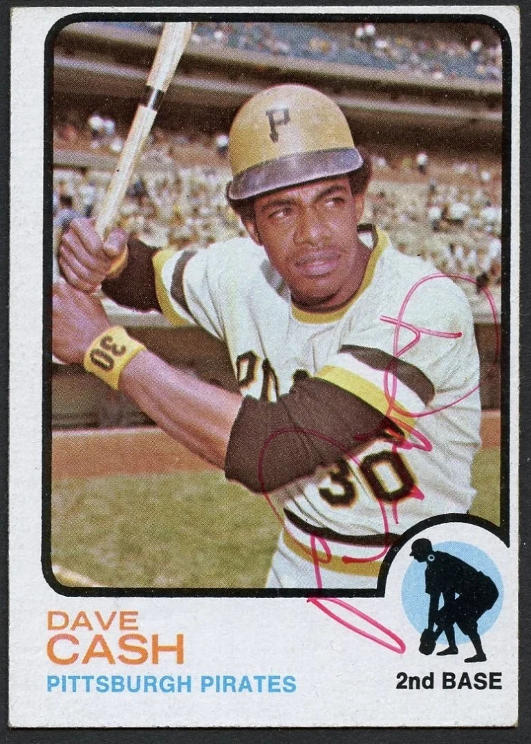 Dave Cash #397 signed autograph auto 1973 Topps Baseball Trading Card