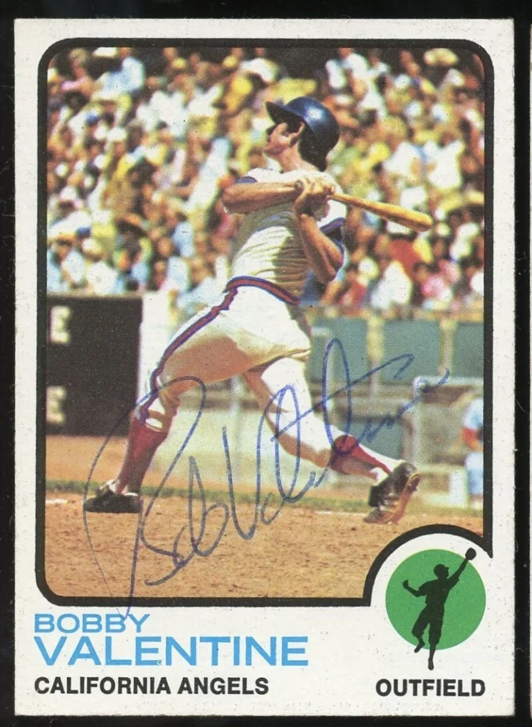 Bobby Valentine #502 signed autograph auto 1973 Topps Baseball Trading Card