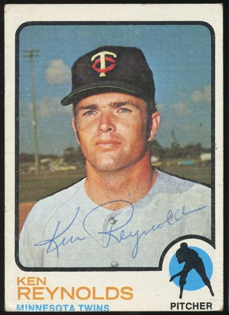 Ken Reynolds #638 signed autograph auto 1973 Topps Baseball Trading Card