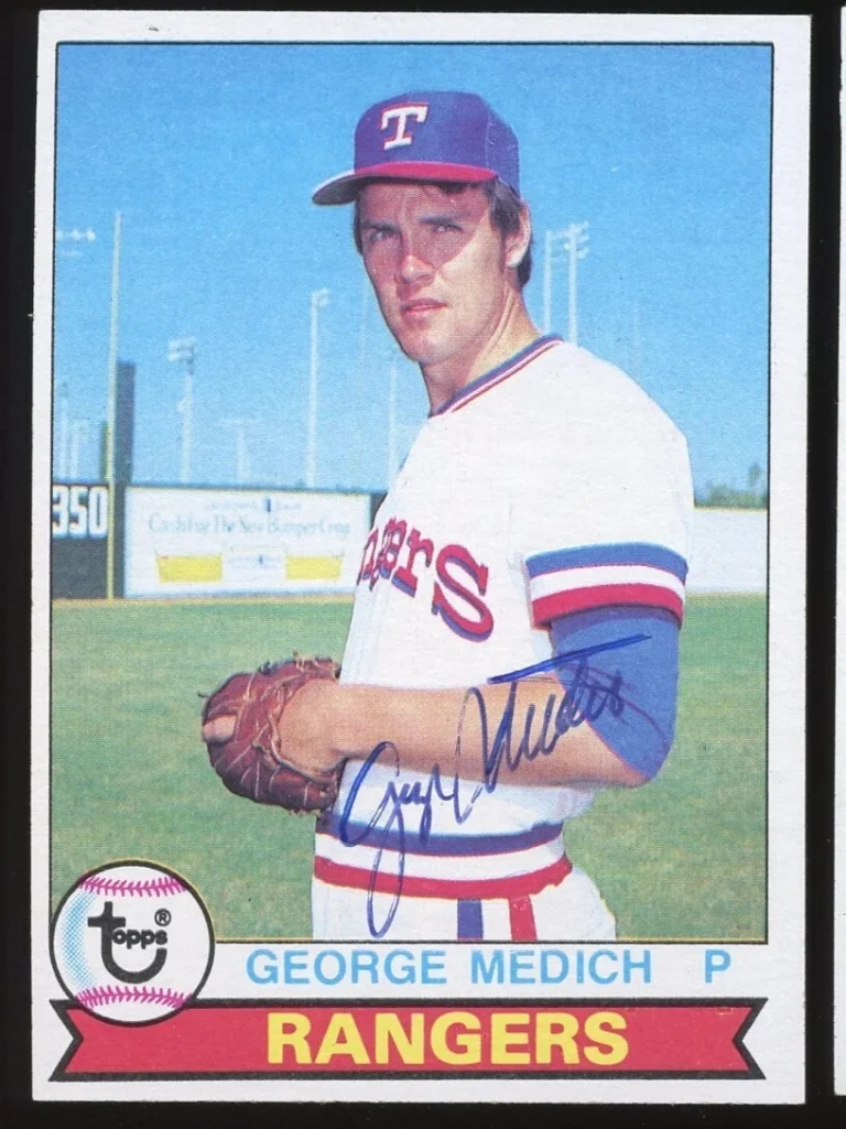 George Medich #657 signed autograph auto 1979 Topps Baseball Trading Card