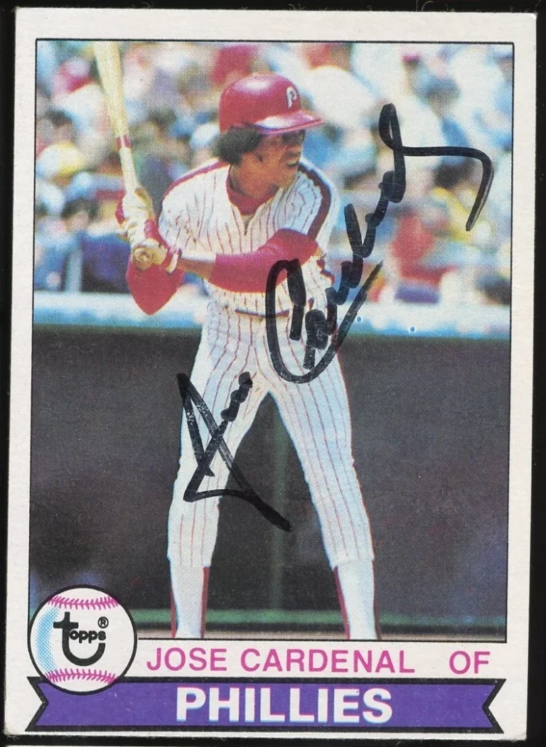 Jose Cardenal #317 signed autograph auto 1979 Topps Baseball Trading Card