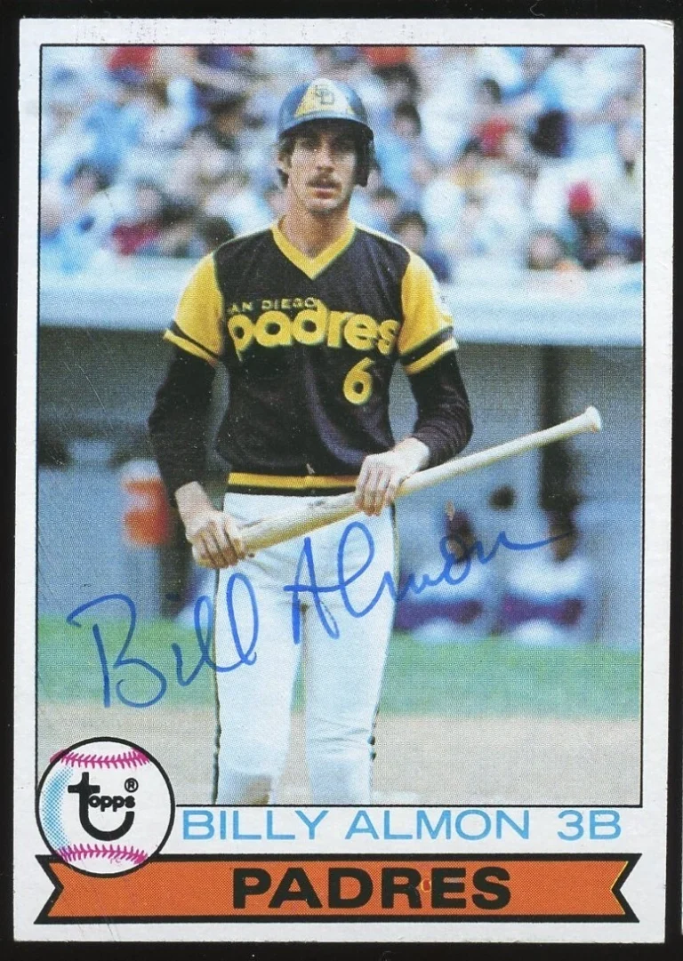 Billy Almon #616 signed autograph auto 1979 Topps Baseball Trading Card