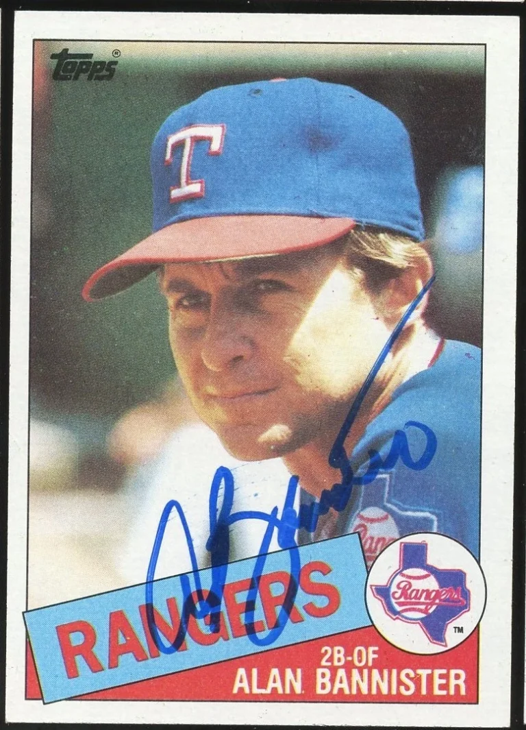 Alan Bannister #76 signed autograph auto 1985 Topps Baseball Trading Card