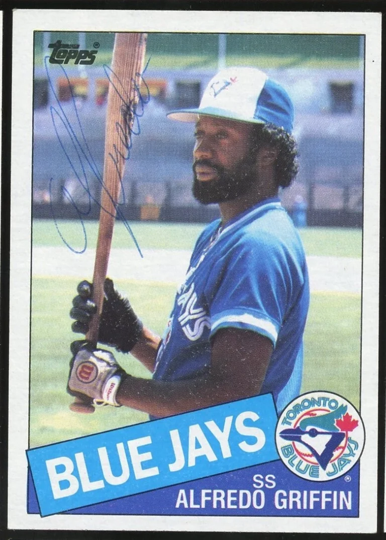 Alfredo Griffin #361 signed autograph auto 1985 Topps Baseball Trading Card