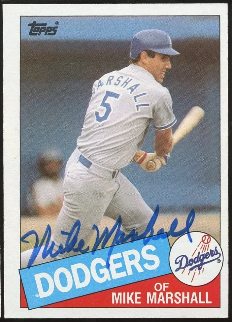 Mike Marshall #85 signed autograph auto 1985 Topps Baseball Trading Card