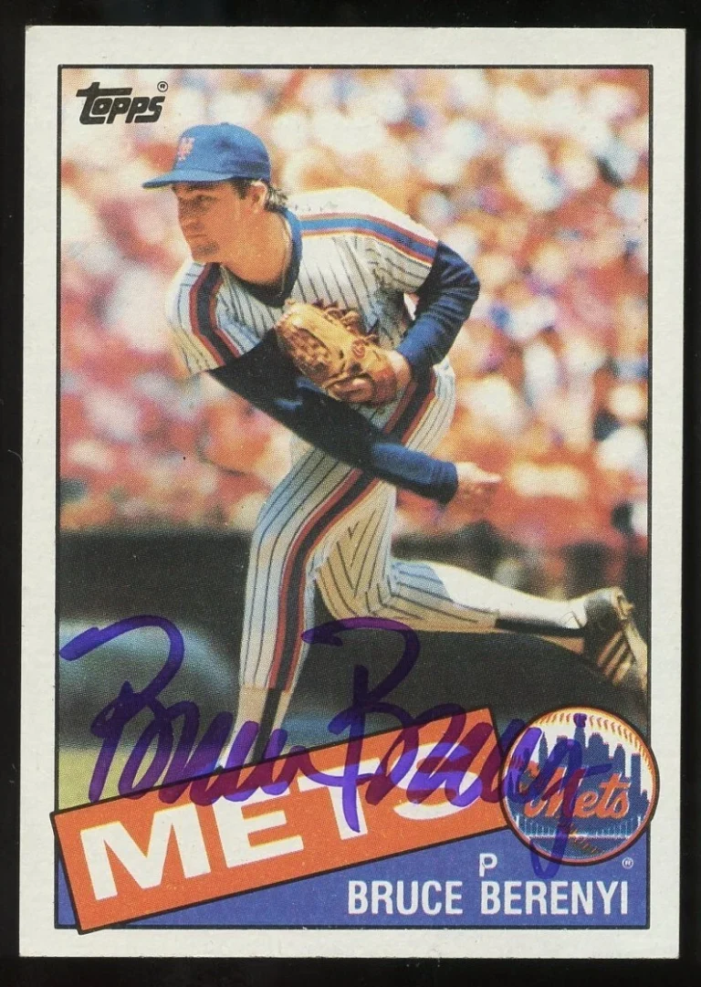 Bruce Berenyi #27 signed autograph auto 1985 Topps Baseball Trading Card
