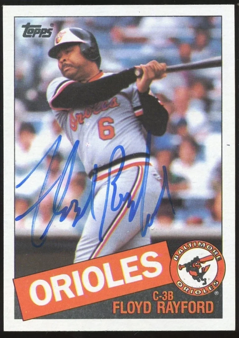 Floyd Rayford #341 signed autograph auto 1985 Topps Baseball Trading Card