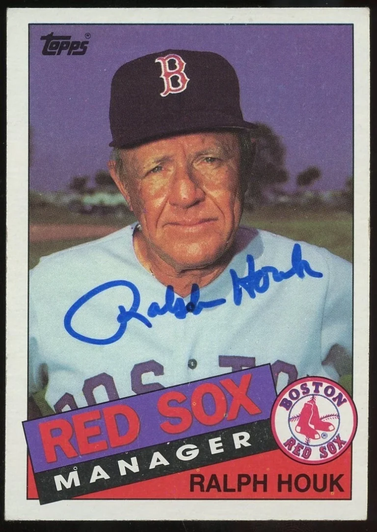 Ralph Houk #11 signed autograph auto 1985 Topps Baseball Trading Card