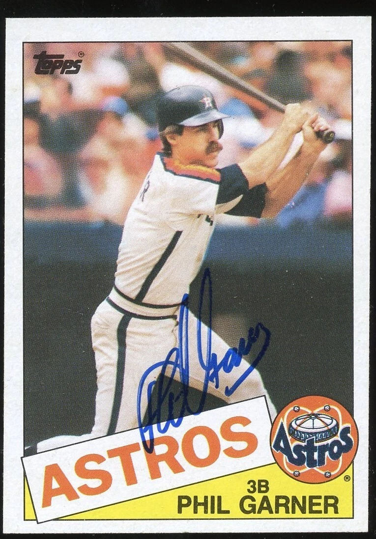 Phil Garner #206 signed autograph auto 1985 Topps Baseball Trading Card