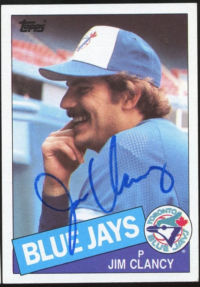 Jim Clancy #746 signed autograph auto 1985 Topps Baseball Trading Card