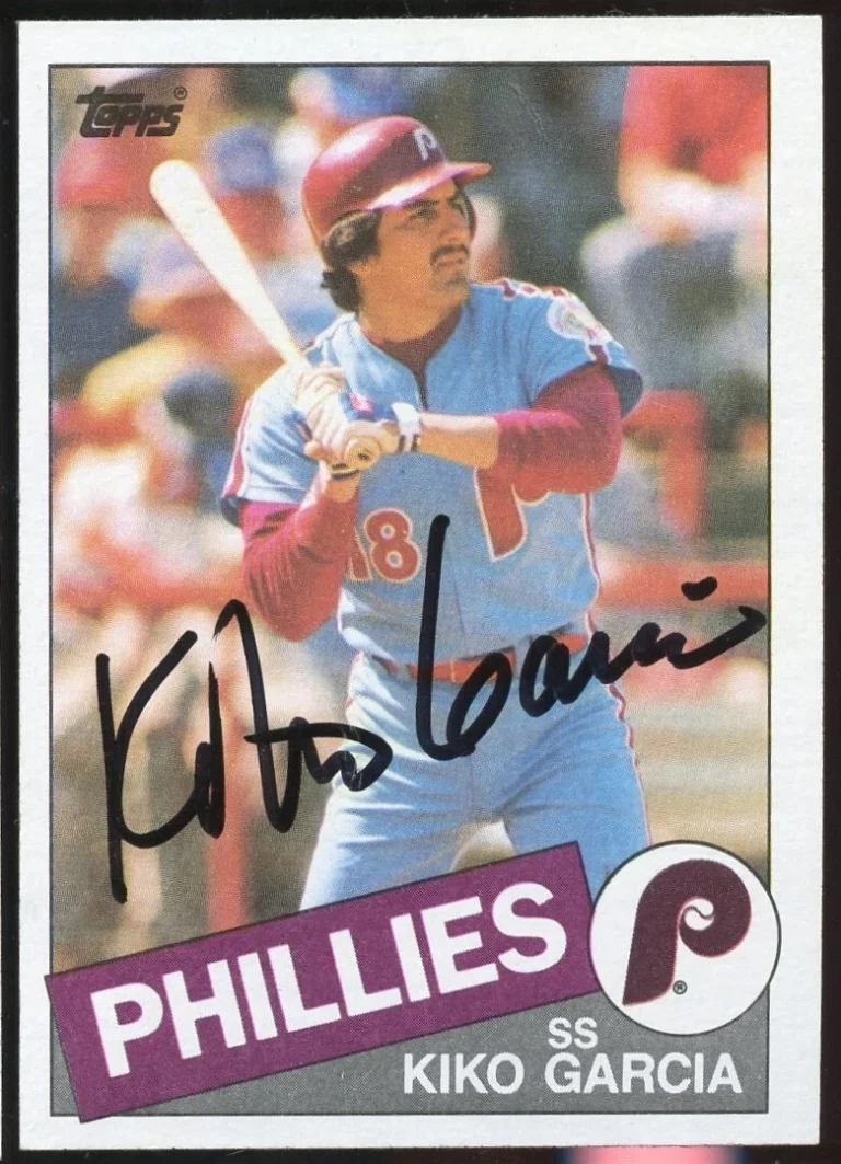 Kiko Garcia #763 signed autograph auto 1985 Topps Baseball Trading Card