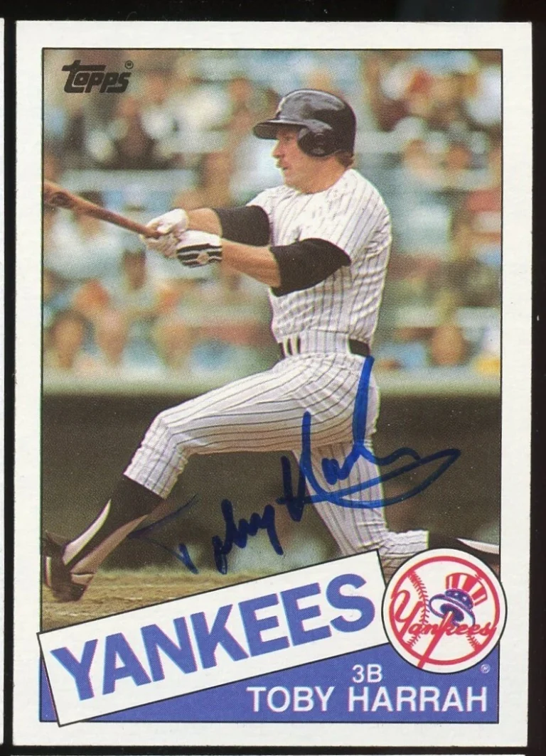 Toby Harrah #94 signed autograph auto 1985 Topps Baseball Trading Card