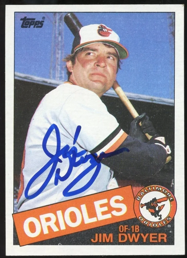 Jim Dwyer #56 signed autograph auto 1985 Topps Baseball Trading Card