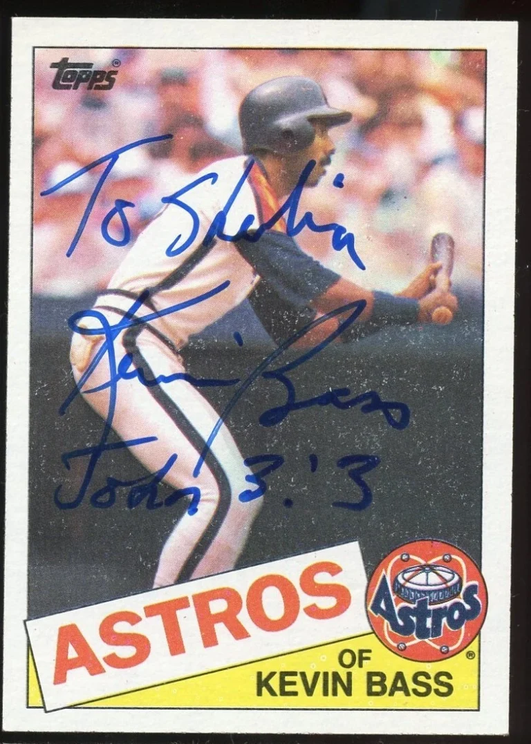 Kevin Bass #326 signed autograph auto 1985 Topps Baseball Trading Card