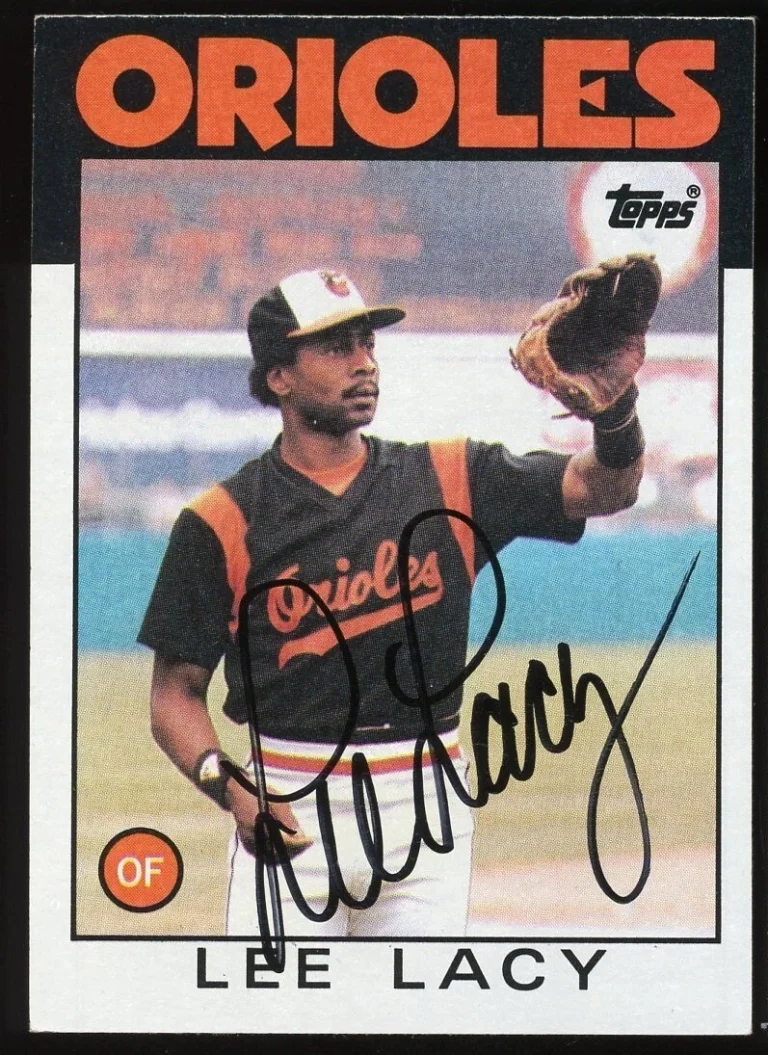 Lee Lacy #226 signed autograph auto 1986 Topps Baseball Trading Card