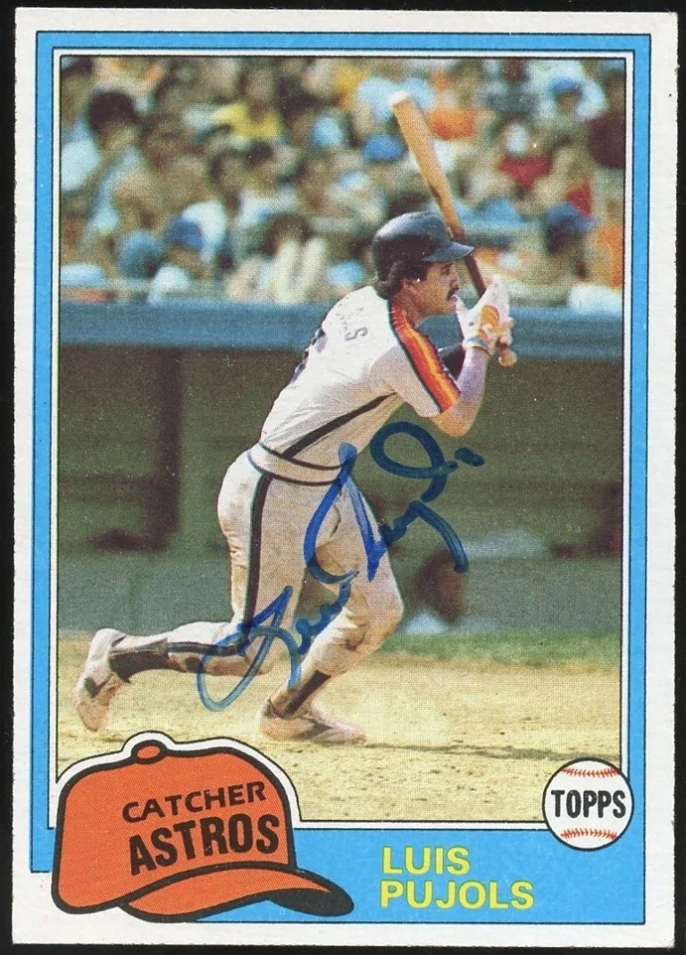 Luis Pujols #313 signed autograph auto 1981 Topps Baseball Trading Card