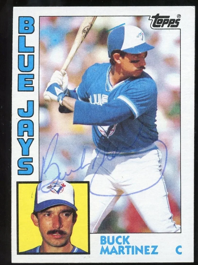 Buck Martinez #179 signed autograph auto 1984 Topps Baseball Trading Card