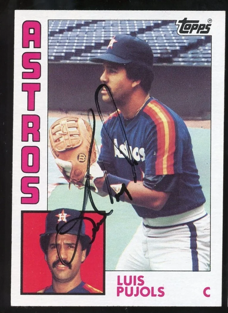 Luis Pujols #446 signed autograph auto 1984 Topps Baseball Trading Card