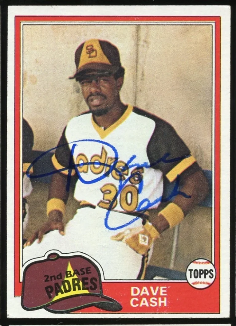 Dave Cash #707 signed autograph auto 1981 Topps Baseball Trading Card