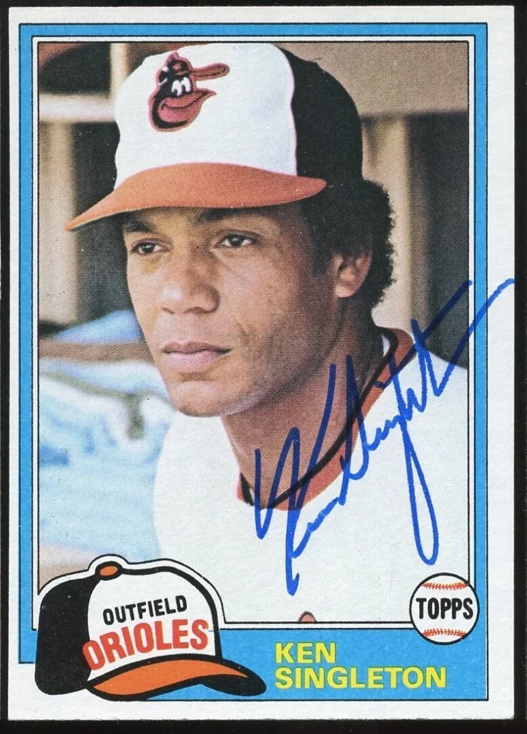 Ken Singleton #570 signed autograph auto 1981 Topps Baseball Trading Card