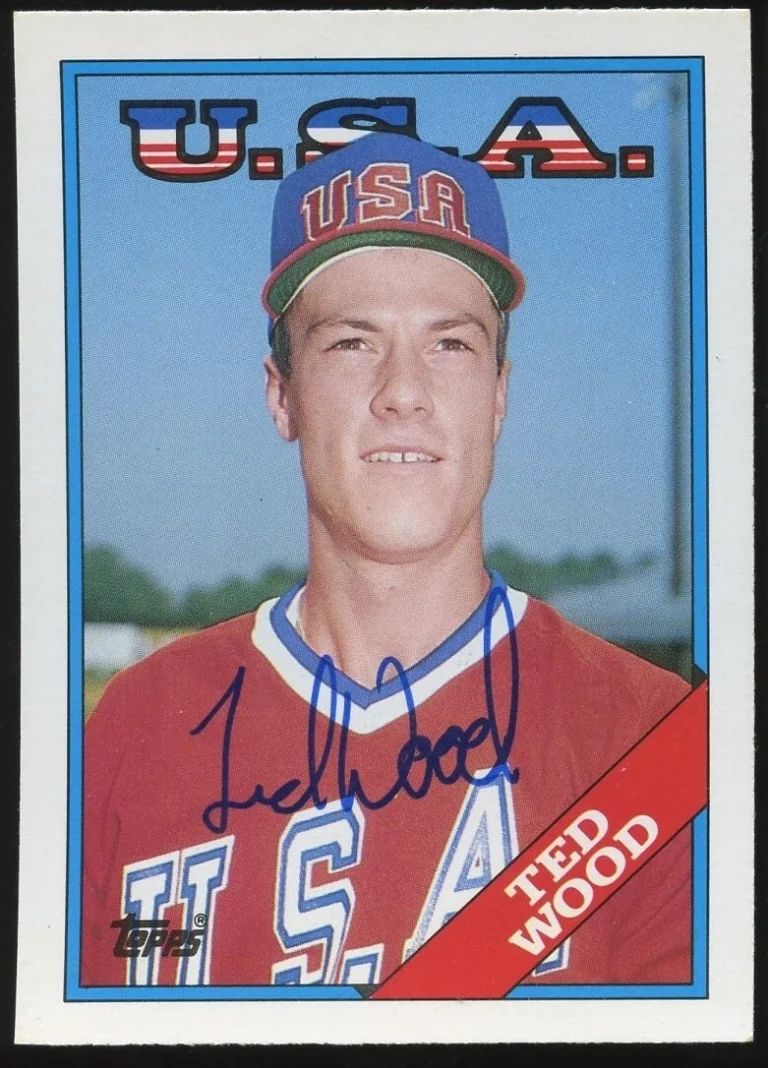 Ted Wood #130T signed autograph auto 1988 Topps Baseball Trading Card