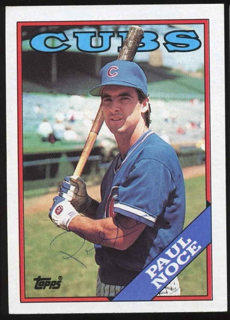 Paul Noce #542 signed autograph auto 1988 Topps Baseball Trading Card
