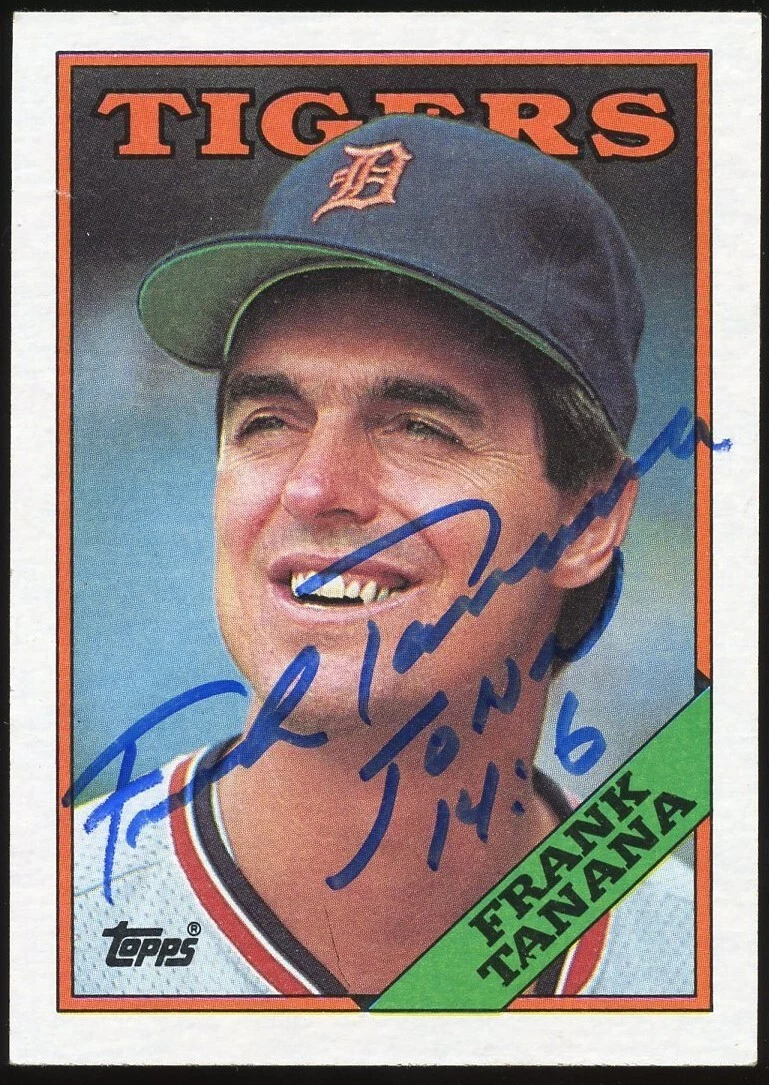 Frank Tanana #177 signed autograph auto 1988 Topps Baseball Trading Card