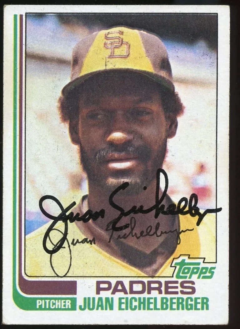 Juan Eichelberger #614 signed autograph auto 1982 Topps Baseball Trading Card
