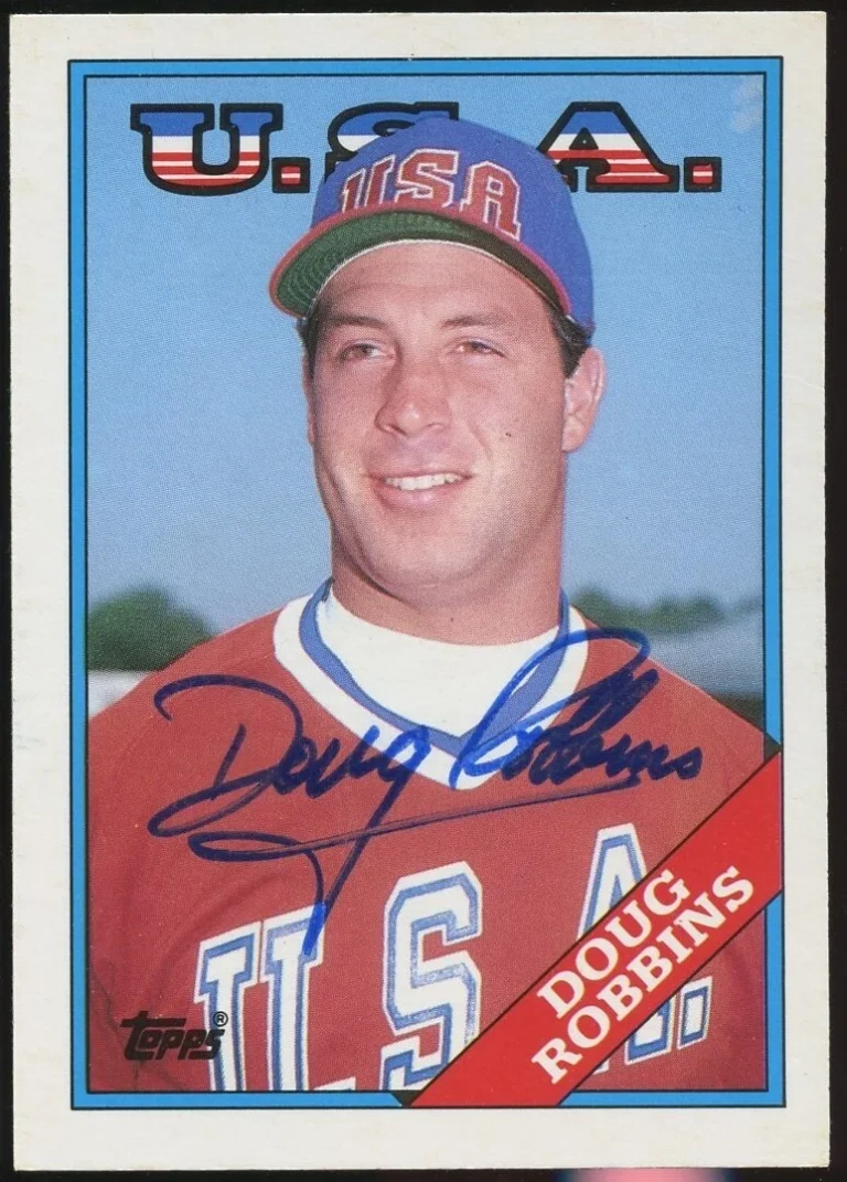 Doug Robbins #95T signed autograph auto 1988 Topps Baseball Trading Card