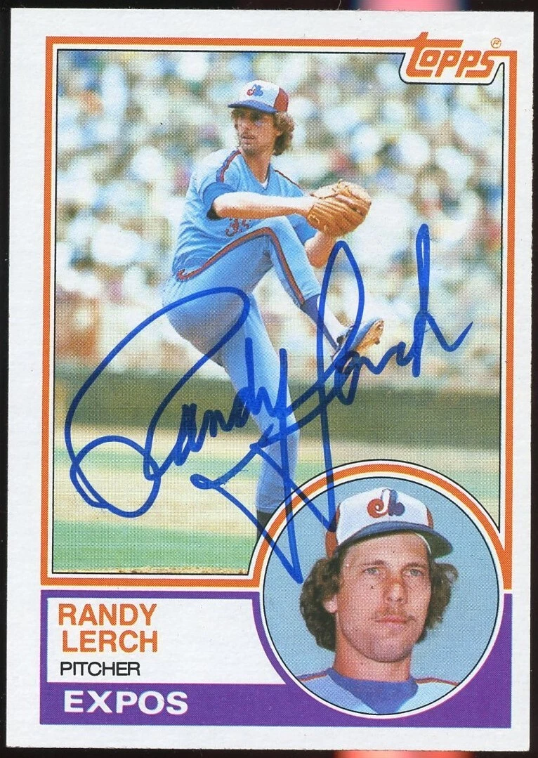 Randy Lerch #686 signed autograph auto 1983 Topps Baseball Trading Card