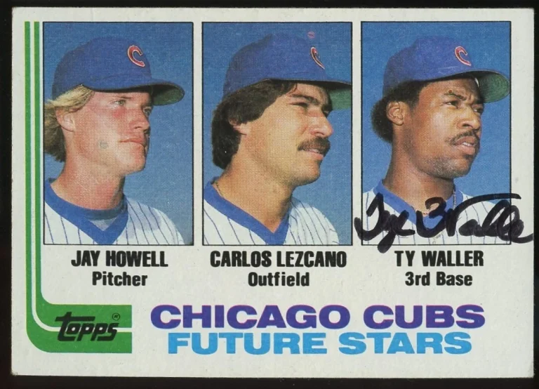 Ty Waller #51 signed autograph auto 1982 Topps Baseball Trading Card