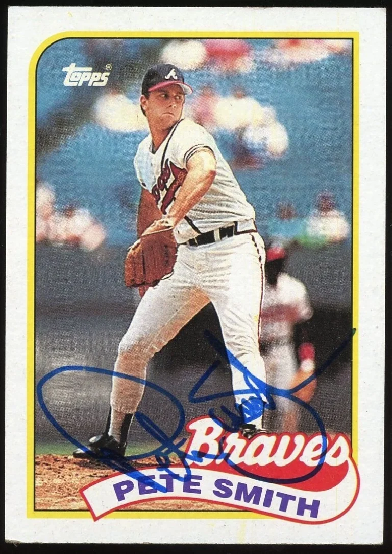 Pete Smith #537 signed autograph auto 1989 Topps Baseball Trading Card