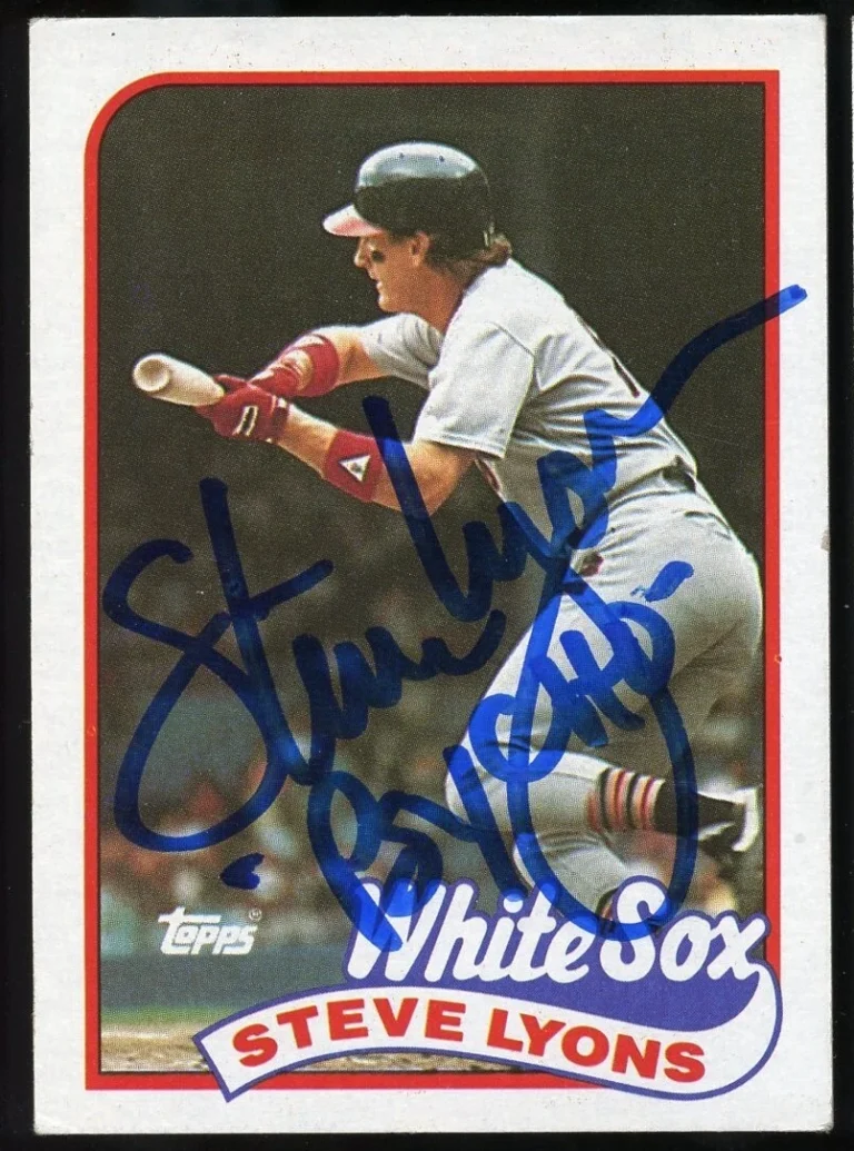 Steve Lyons #334 signed autograph auto 1989 Topps Baseball Trading Card