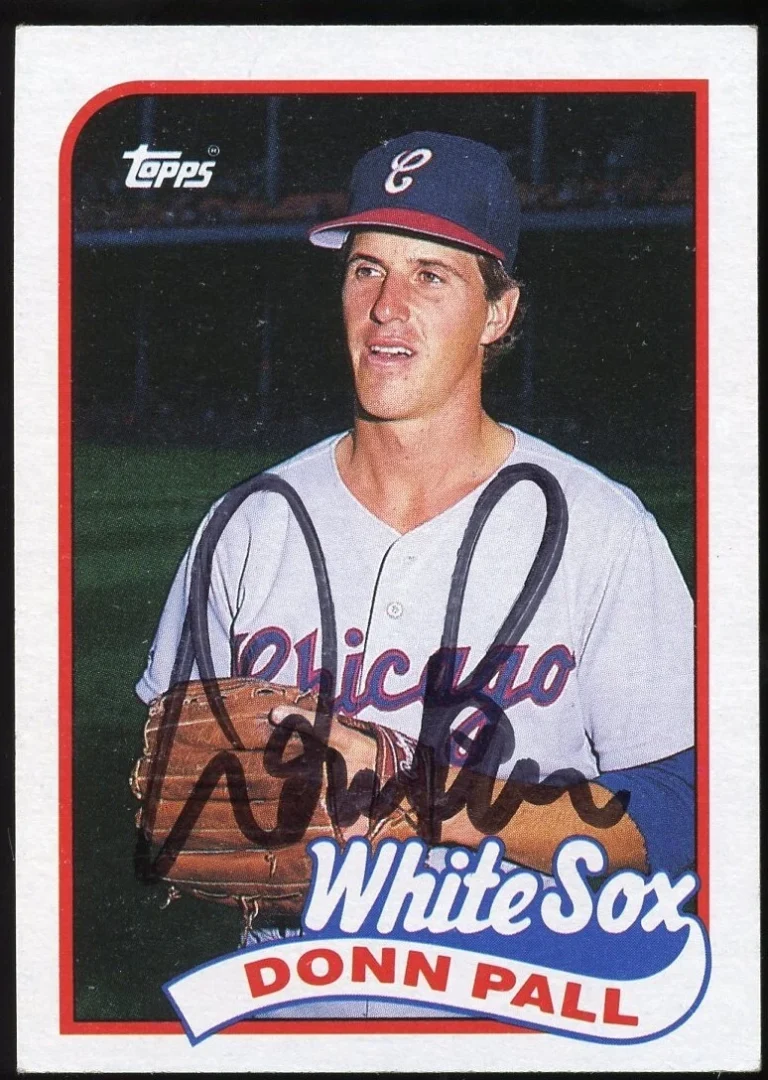 Donn Pall #458 signed autograph auto 1989 Topps Baseball Trading Card