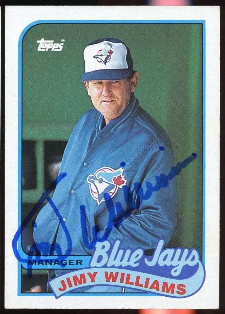 Jimmy Williams #594 signed autograph auto 1989 Topps Baseball Trading Card