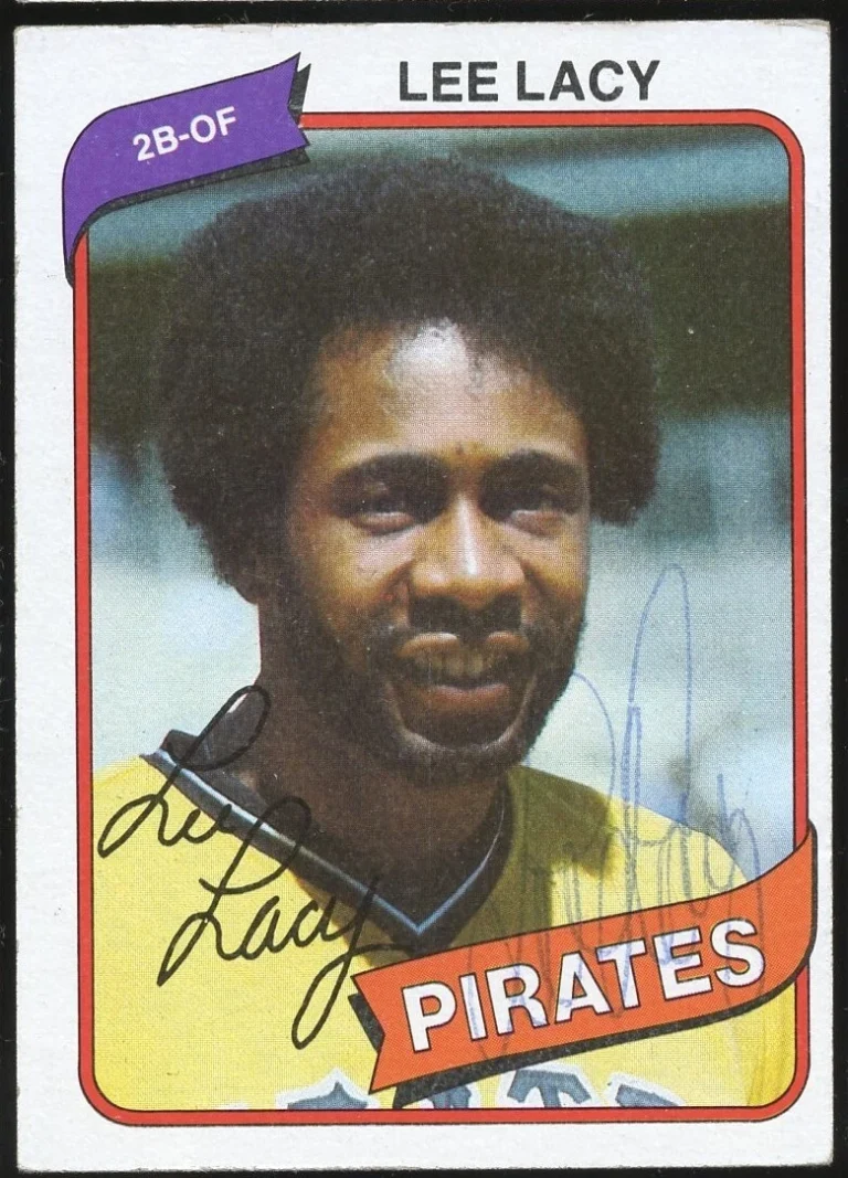 Lee Lacy #536 signed autograph auto 1980 Topps Baseball Trading Card