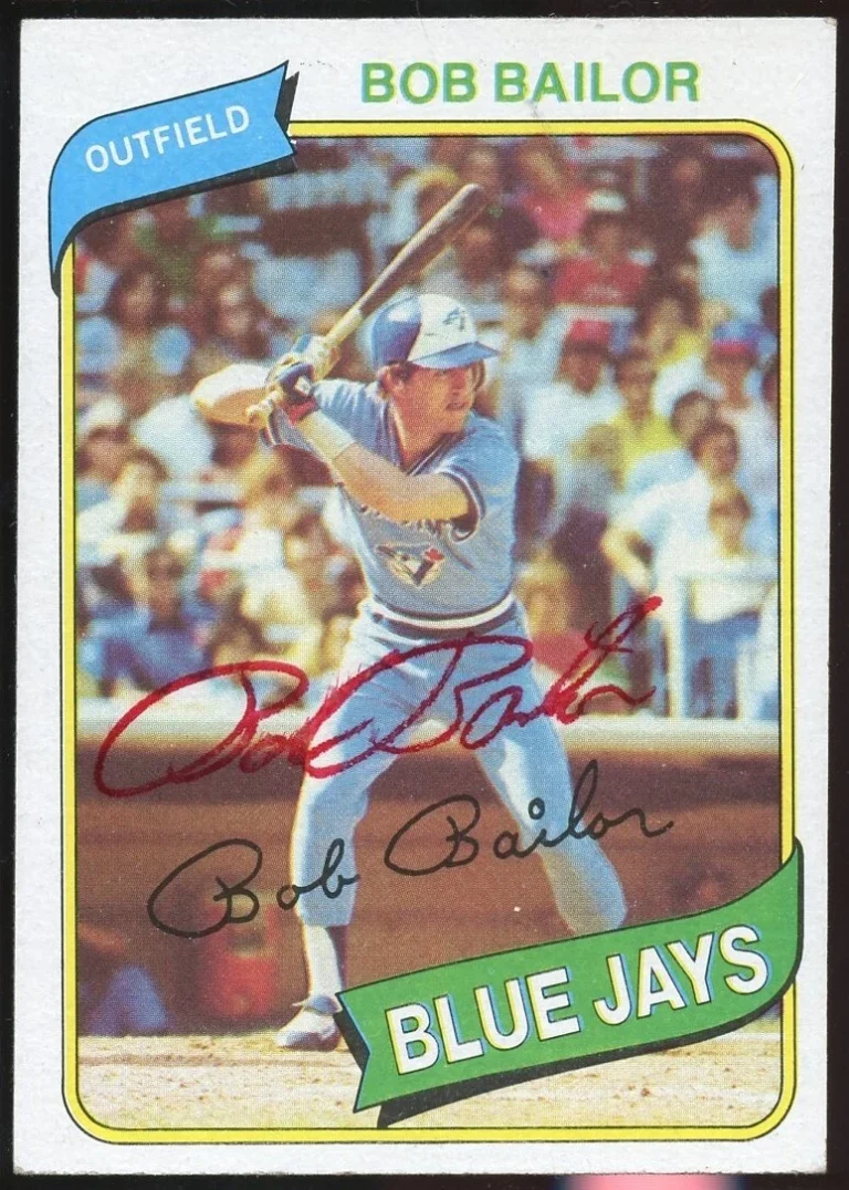 Bob Bailor #581 signed autograph auto 1980 Topps Baseball Trading Card