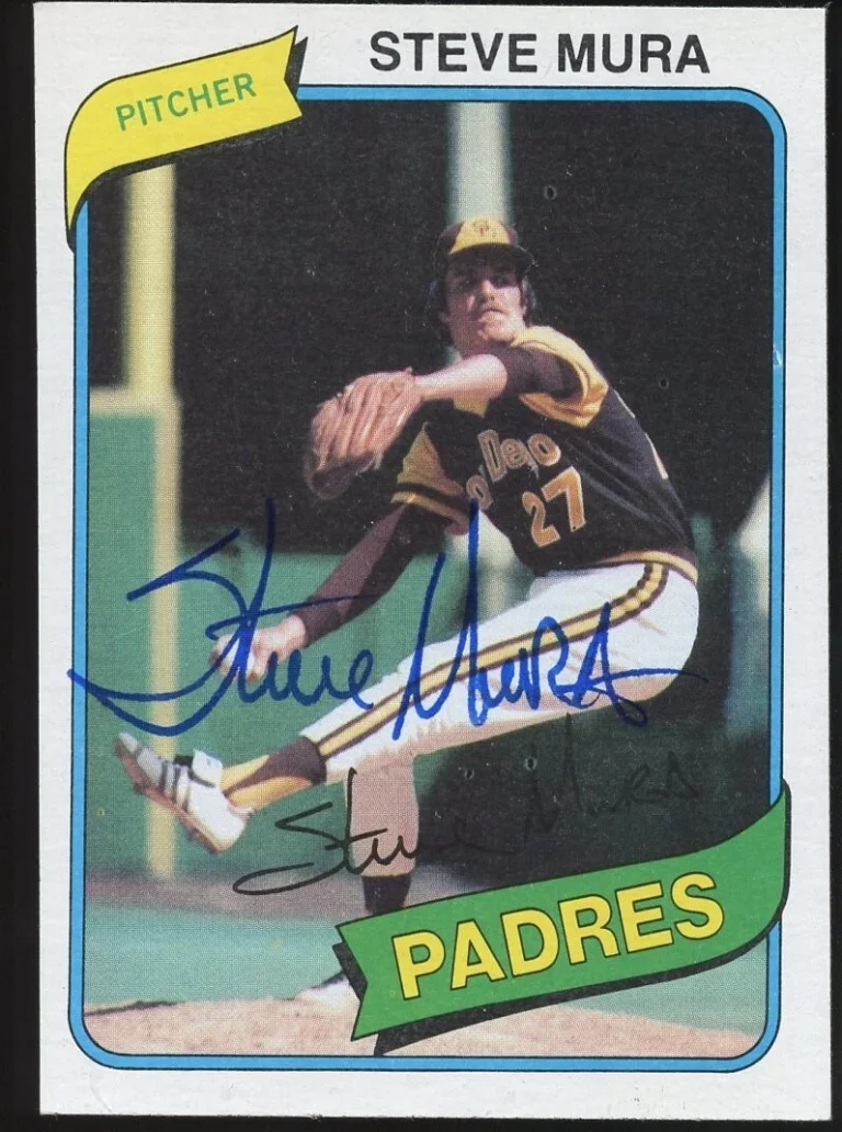 Steve Mura #491 signed autograph auto 1980 Topps Baseball Trading Card