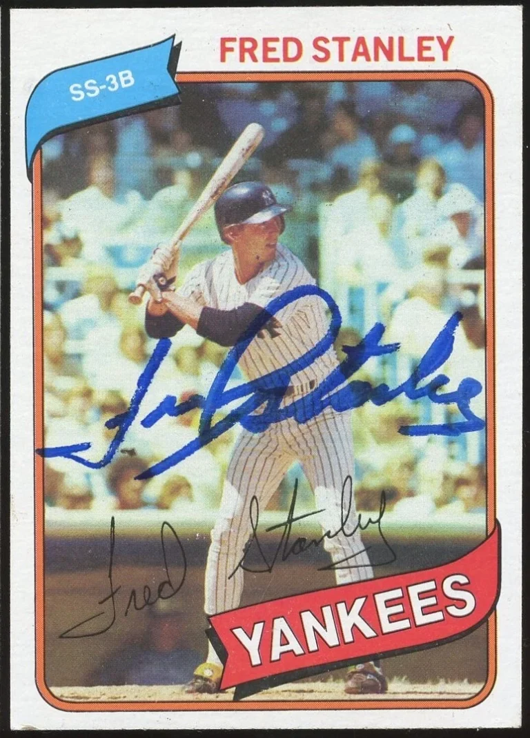 Fred Stanley #387 signed autograph auto 1980 Topps Baseball Trading Card