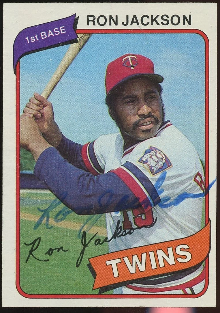 Ron Jackson #18 signed autograph auto 1980 Topps Baseball Trading Card