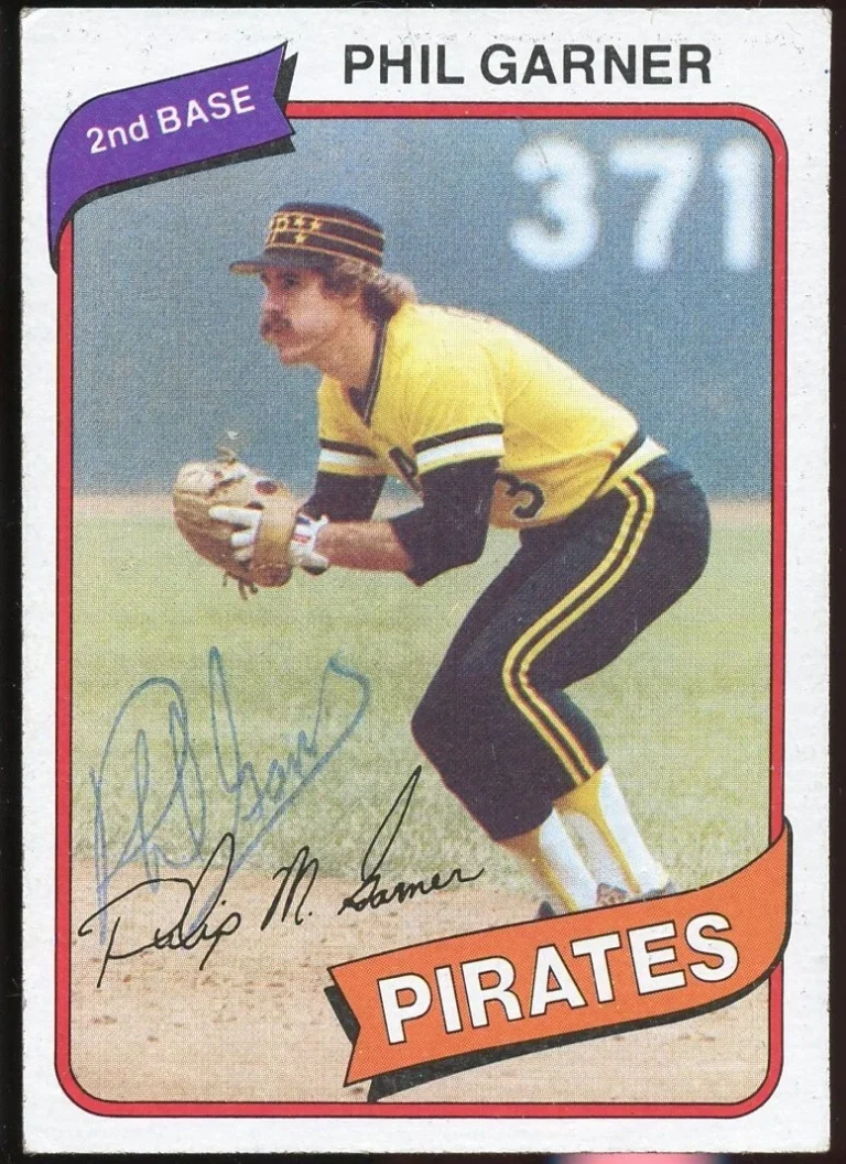 Phil Garner #118 signed autograph auto 1980 Topps Baseball Trading Card