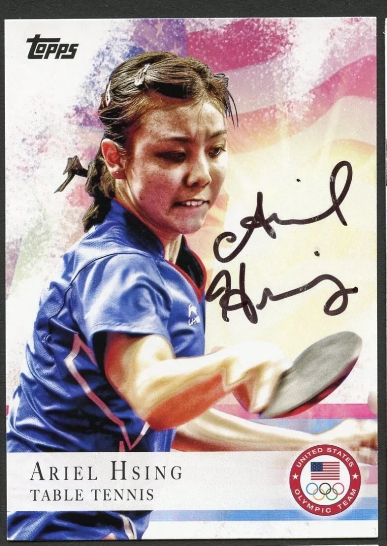 Ariel Hsing #75 signed autograph auto 2012 Topps U.S. Olympic Team Card