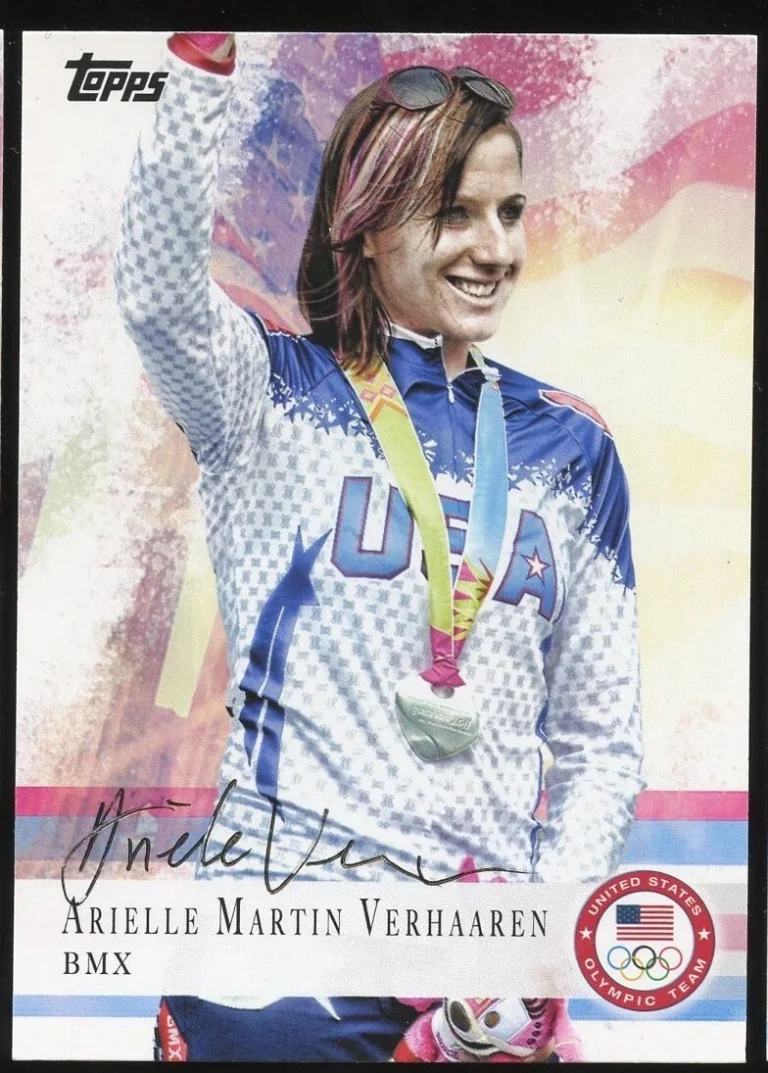 Arielle Martin Verhaaren #67 signed autograph 2012 Topps U.S. Olympic Team Card