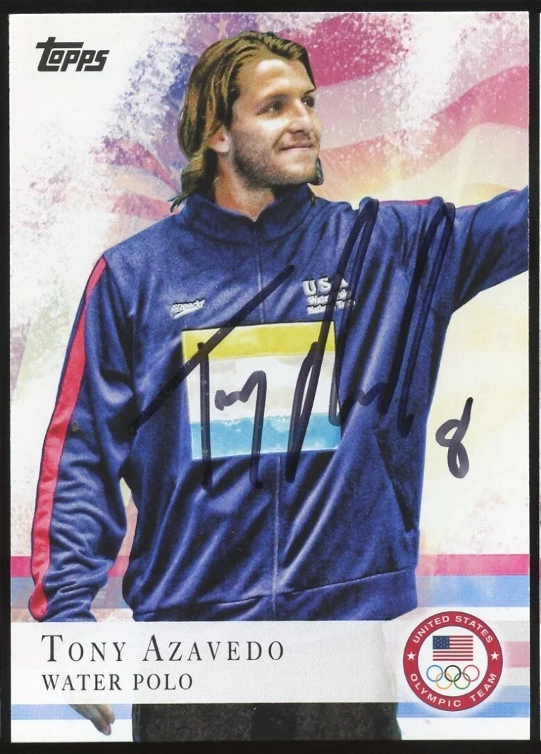 Tony Azavedo #76 signed autograph auto 2012 Topps U.S. Olympic Team Card